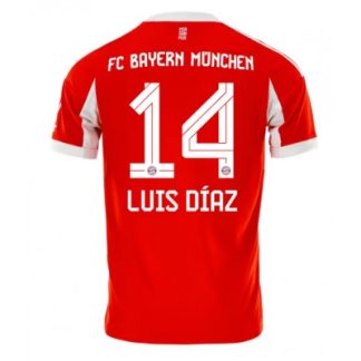 Bayern München 2025-26 Hemmatröja Herr Luis Díaz #14 Kortärmad