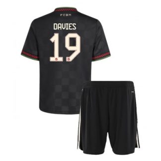 Bayern München 2025-26 Tredjeställ Barn Alphonso Davies #19 Tröja + Shorts