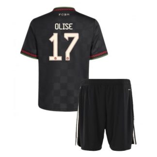 Bayern München 2025-26 Tredjeställ Barn Michael Olise #17 Tröja + Shorts