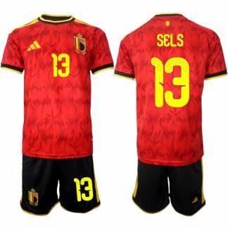 Belgien VM 2026 Hemmaställ Herr Matz Sels #13 Kortärmad Fotbollströja + Shorts