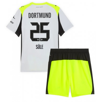 Borussia Dortmund Barn Bortaställ 2025/26 Niklas Süle 25 Tröja + Shorts