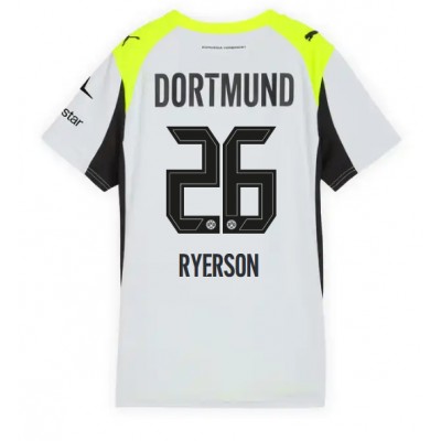 Borussia Dortmund Dam Bortatröja 2025/26 Julian Ryerson 26 Fotbollströja