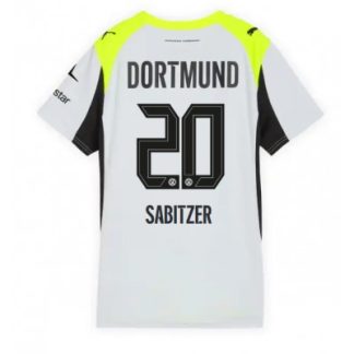 Borussia Dortmund Dam Bortatröja 2025/26 Marcel Sabitzer 20 Fotbollströja