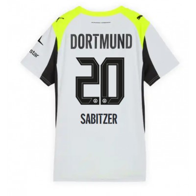 Borussia Dortmund Dam Bortatröja 2025/26 Marcel Sabitzer 20 Fotbollströja