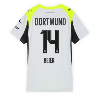 Borussia Dortmund Dam Bortatröja 2025/26 Maximilian Beier 14 Fotbollströja