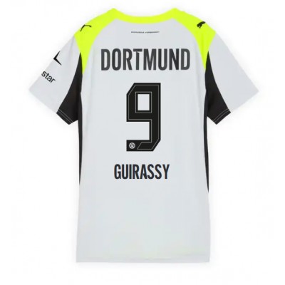 Borussia Dortmund Dam Bortatröja 2025/26 Serhou Guirassy 9 Fotbollströja