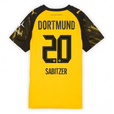 Borussia Dortmund Dam Hemmatröja 2025/26 Marcel Sabitzer 20 Fotbollströja