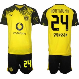 Borussia Dortmund Daniel Svensson #24 Herr Hemmaställ 2025-26 Tröja + Shorts