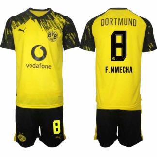 Borussia Dortmund Felix Nmecha #8 Herr Hemmaställ 2025-26 Tröja + Shorts