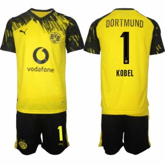 Borussia Dortmund Gregor Kobel #1 Herr Hemmaställ 2025-26 Tröja + Shorts