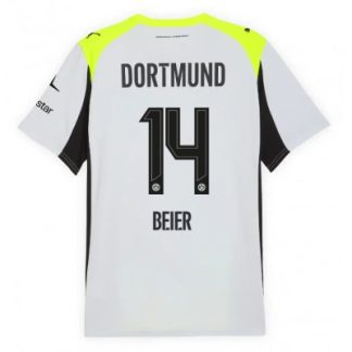 Borussia Dortmund Herr Bortatröja 2025/26 Maximilian Beier 14 Fotbollströja