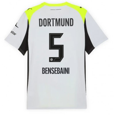 Borussia Dortmund Herr Bortatröja 2025/26 Ramy Bensebaini 5 Fotbollströja