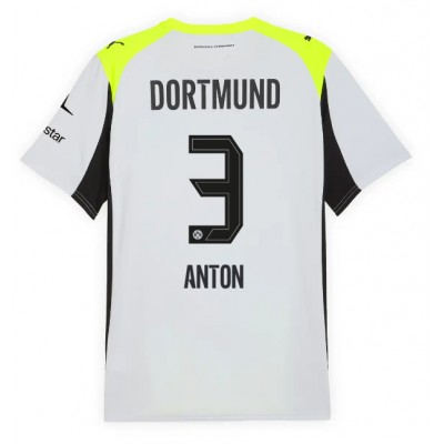 Borussia Dortmund Herr Bortatröja 2025/26 Waldemar Anton 3 Fotbollströja