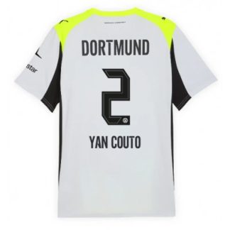 Borussia Dortmund Herr Bortatröja 2025/26 Yan Couto 2 Fotbollströja