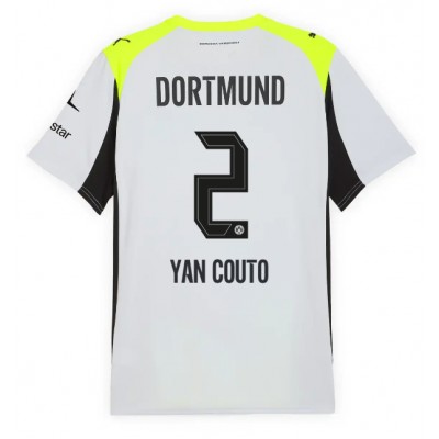 Borussia Dortmund Herr Bortatröja 2025/26 Yan Couto 2 Fotbollströja
