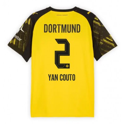 Borussia Dortmund Herr Hemmatröja 2025/26 Yan Couto 2 Fotbollströja