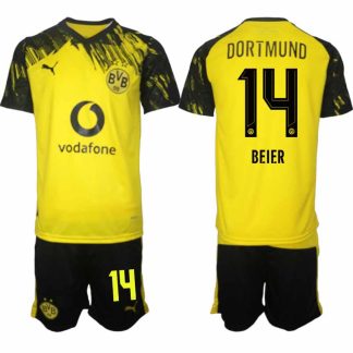 Borussia Dortmund Maximilian Beier #14 Herr Hemmaställ 2025-26 Tröja + Shorts