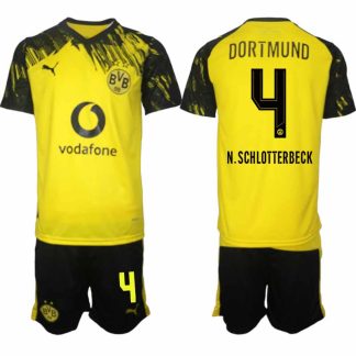 Borussia Dortmund Nico Schlotterbeck #4 Herr Hemmaställ 2025-26 Tröja + Shorts