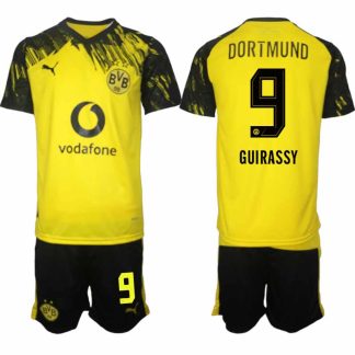 Borussia Dortmund Serhou Guirassy #9 Herr Hemmaställ 2025-26 Tröja + Shorts