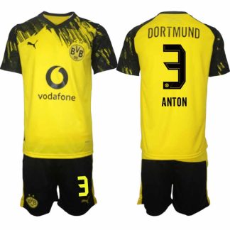 Borussia Dortmund Waldemar Anton #3 Herr Hemmaställ 2025-26 Tröja + Shorts