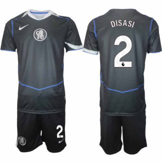 Chelsea Axel Disasi #2 Herr Tredjeställ 2025-26 Tröja + Shorts