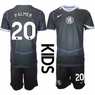 Chelsea Cole Palmer #20 Barn Tredjeställ 2025-26 Tröja + Shorts
