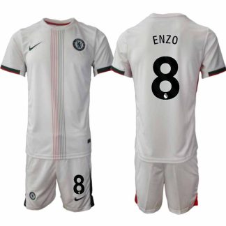 Chelsea Enzo Fernández #8 Herr Bortaställ 2025-26 Tröja + Shorts