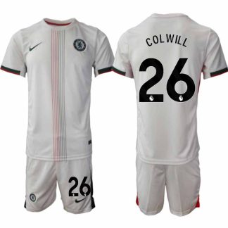 Chelsea Levi Colwill #26 Herr Bortaställ 2025-26 Tröja + Shorts