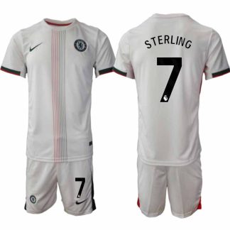 Chelsea Raheem Sterling #7 Herr Bortaställ 2025-26 Tröja + Shorts