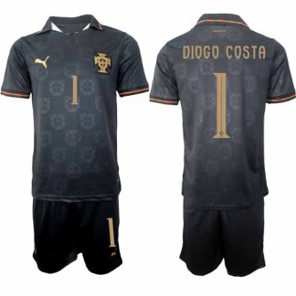 Diogo Costa #1 Portugal 2025-2026 Eusebio Special Edition Herr Fotbollströja + Shorts