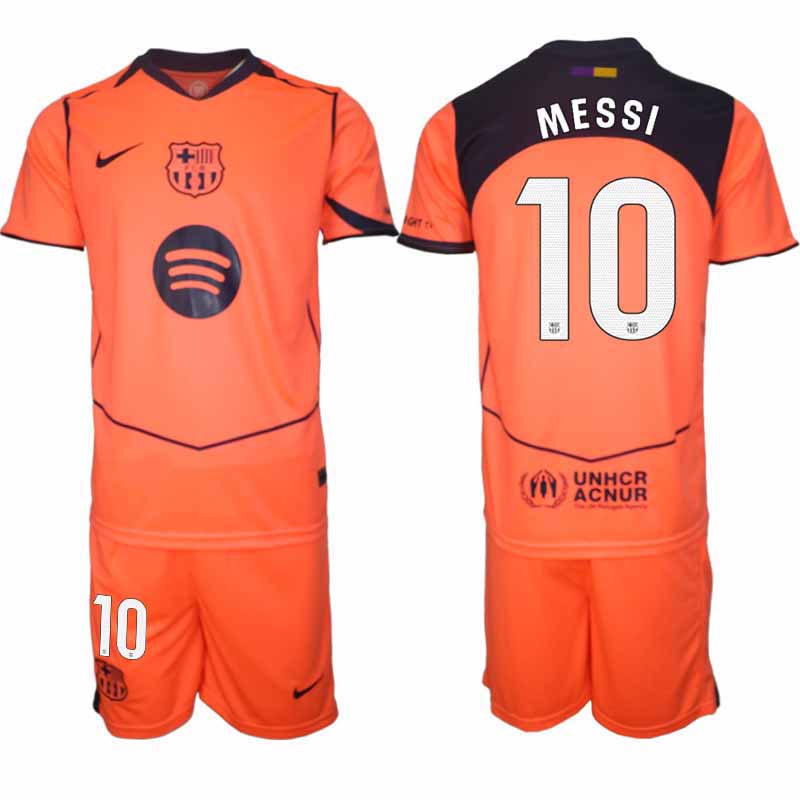 FC Barcelona Lionel Messi #10 Herr Tredjeställ 2025-26 Tröja + Shorts