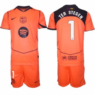 FC Barcelona Marc-André ter Stegen #1 Herr Tredjeställ 2025-26 Tröja + Shorts