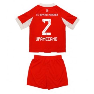 FC Bayern München Barn Hemmaställ 2025/26 Dayot Upamecano #2 Kortärmad + Shorts