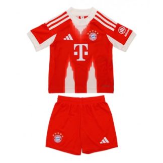 FC Bayern München Barn Hemmaställ 2025/26 – Kortärmad Fotbollströja + Shorts