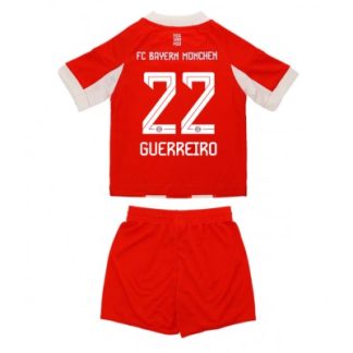 FC Bayern München Barn Hemmaställ 2025/26 Raphaël Guerreiro #22 Kortärmad + Shorts