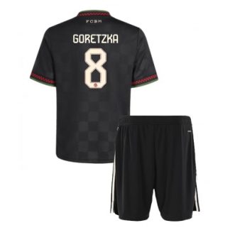 FC Bayern München Barn Tredjeställ 2025/26 Leon Goretzka #8 Kortärmad + Shorts