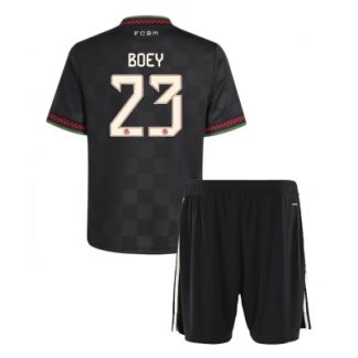FC Bayern München Barn Tredjeställ 2025/26 Sacha Boey #23 Kortärmad + Shorts