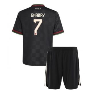 FC Bayern München Barn Tredjeställ 2025/26 Serge Gnabry #7 Kortärmad + Shorts