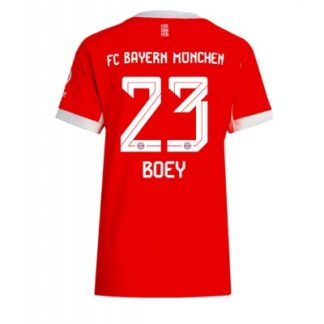 FC Bayern München Sacha Boey #23 Dam Hemmatröja 2025–26 Kortärmad