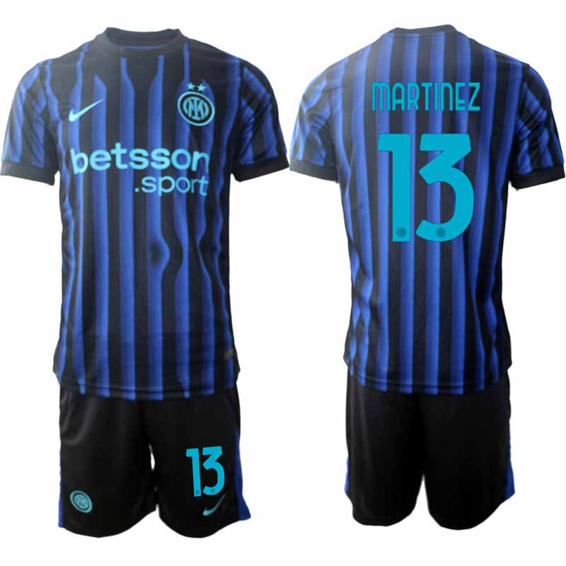 Inter Milan Josep Martínez #13 Herr Hemmaställ 2025-26 Tröja + Shorts