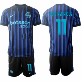 Inter Milan Luis Henrique #11 Herr Hemmaställ 2025-26 Tröja + Shorts