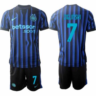 Inter Milan Piotr Zieliński #7 Herr Hemmaställ 2025-26 Tröja + Shorts