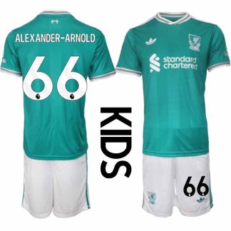 Liverpool FC Alexander-Arnold #66 Barn Tredjeställ 2025-26 Tröja + Shorts