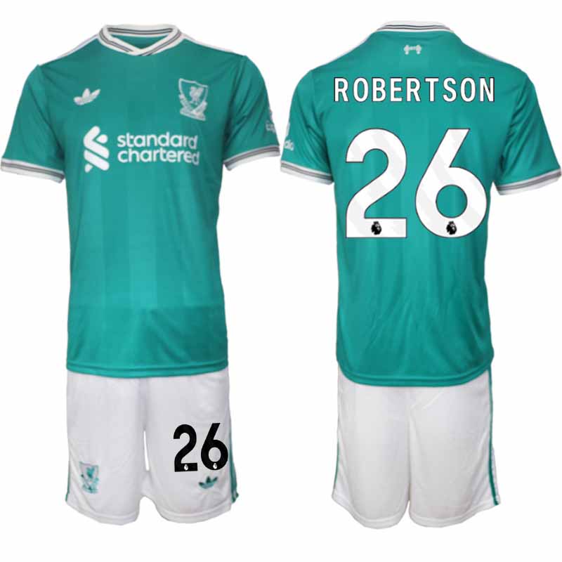 Liverpool FC Andrew Robertson #26 Herr Tredjeställ 2025-26 Tröja + Shorts