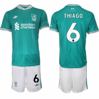 Liverpool FC Thiago Alcantara #6 Herr Tredjeställ 2025-26 Tröja + Shorts