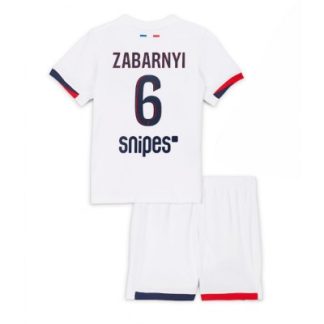 Paris Saint-Germain Barn Bortaställ 2025/26 Illia Zabarnyi 6 Kortärmad Tröja + Shorts