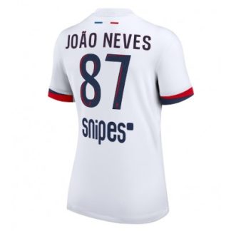 Paris Saint-Germain Dam Bortatröja 2025/26 João Neves 87 Kortärmad Fotbollströja