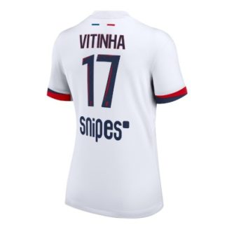 Paris Saint-Germain Dam Bortatröja 2025/26 Vitinha 17 Kortärmad Fotbollströja