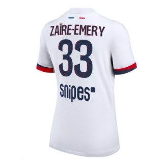 Paris Saint-Germain Dam Bortatröja 2025/26 Warren Zaire-Emery 33 Kortärmad Fotbollströja
