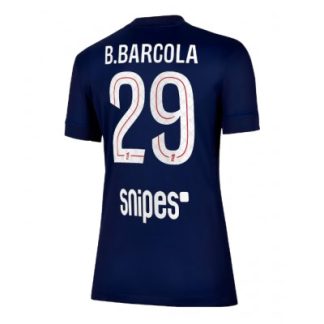 Paris Saint-Germain Dam Hemmatröja 2025/26 Bradley Barcola 29 Kortärmad Fotbollströja
